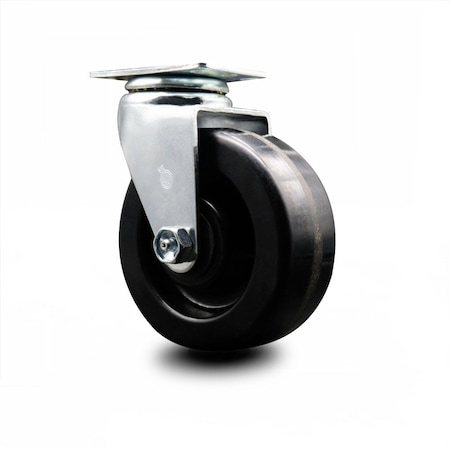 Service Caster 5 Inch Phenolic Wheel Swivel Caster with Roller Bearing SCC-20S520-PHR